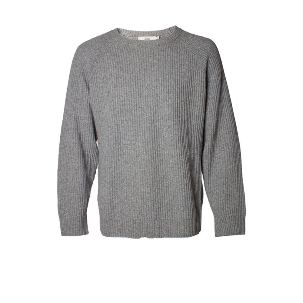 Closed Grey knitted wool sweater